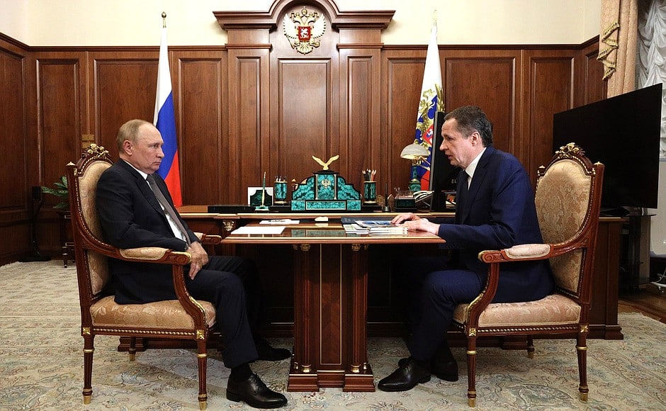 Вячеслав Гладков доложил Президенту России Владимиру Путину о состоянии экономики Белгородской области